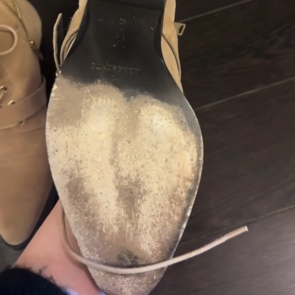 Tan suede katy boots with GHW - Picture 3 of 4